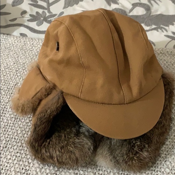 Brim Tan Rabbit Fur Hat | Poshmark